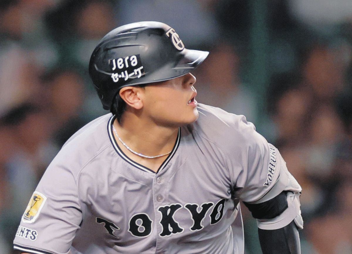 巨人・岡本和真、2戦連続の3番 キャベッジとオコエを外し、代わりに