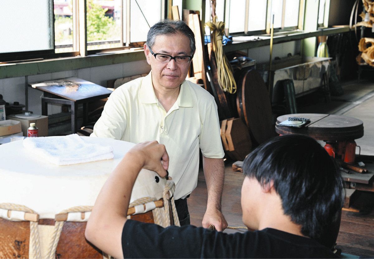 900年以上の歴史受け継ぐ和太鼓作り 津島市の堀田新五郎商店「昔の