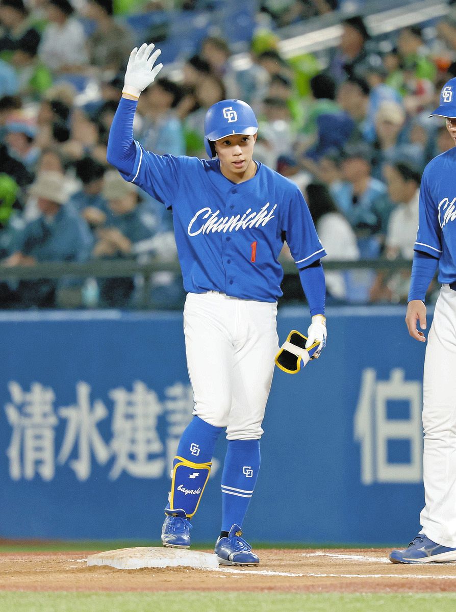 2025中日ドラゴンズ岡林勇希選手 実使用ホームゲームユニフォーム