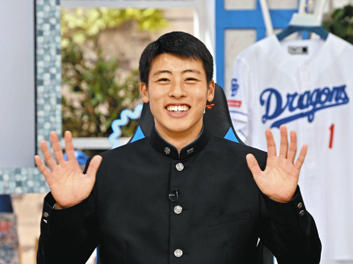 中日ドラフト5位・高橋幸佑「プロで20年間はやり切りたい」 憧れの存在
