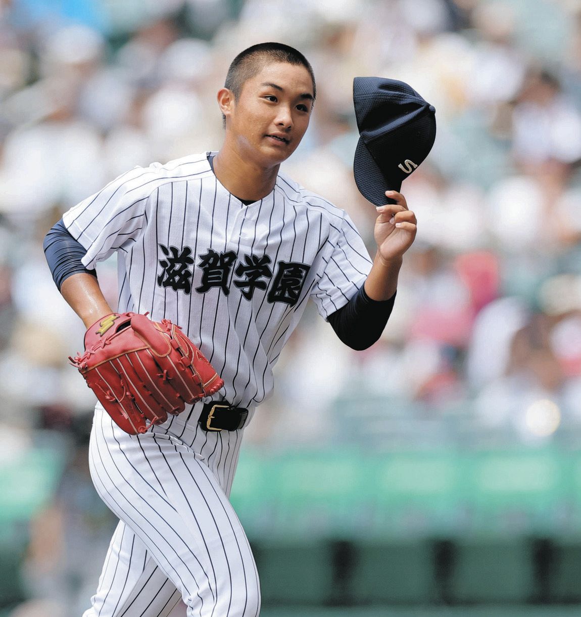 開幕試合に登場の滋賀学園、初戦突破 夏の甲子園、10－6で有田工破る