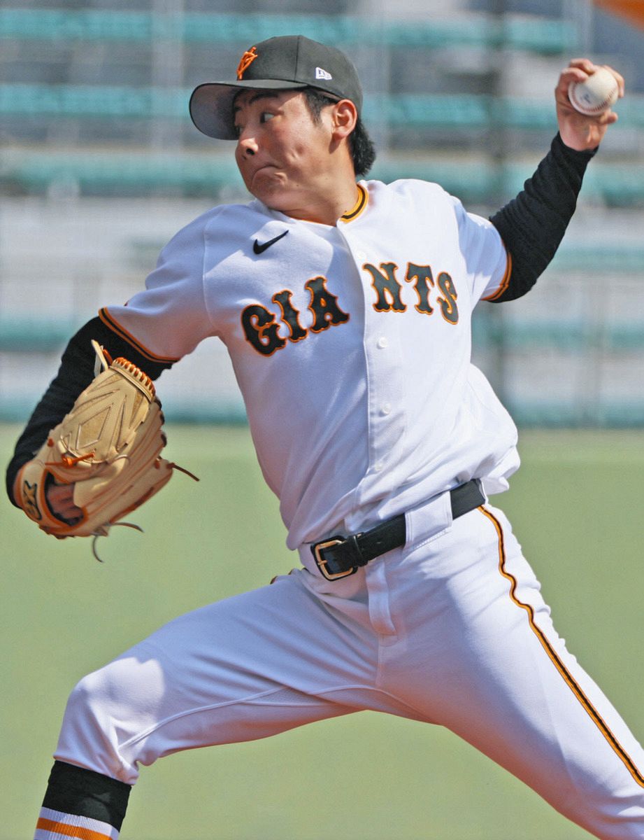 巨人ドラ1・竹丸和幸、2回無失点 「初回にちょっとばたついた」今季