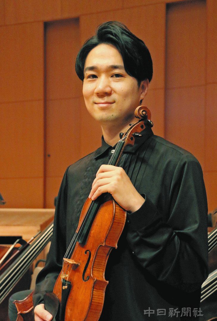 名フィル11年ぶりの新コンマス 異色の経歴34歳 森岡聡：中日新聞Web