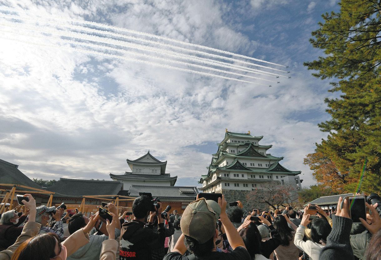 ブルーインパルス、あなたは見ましたか？ 愛知県政150周年で展示