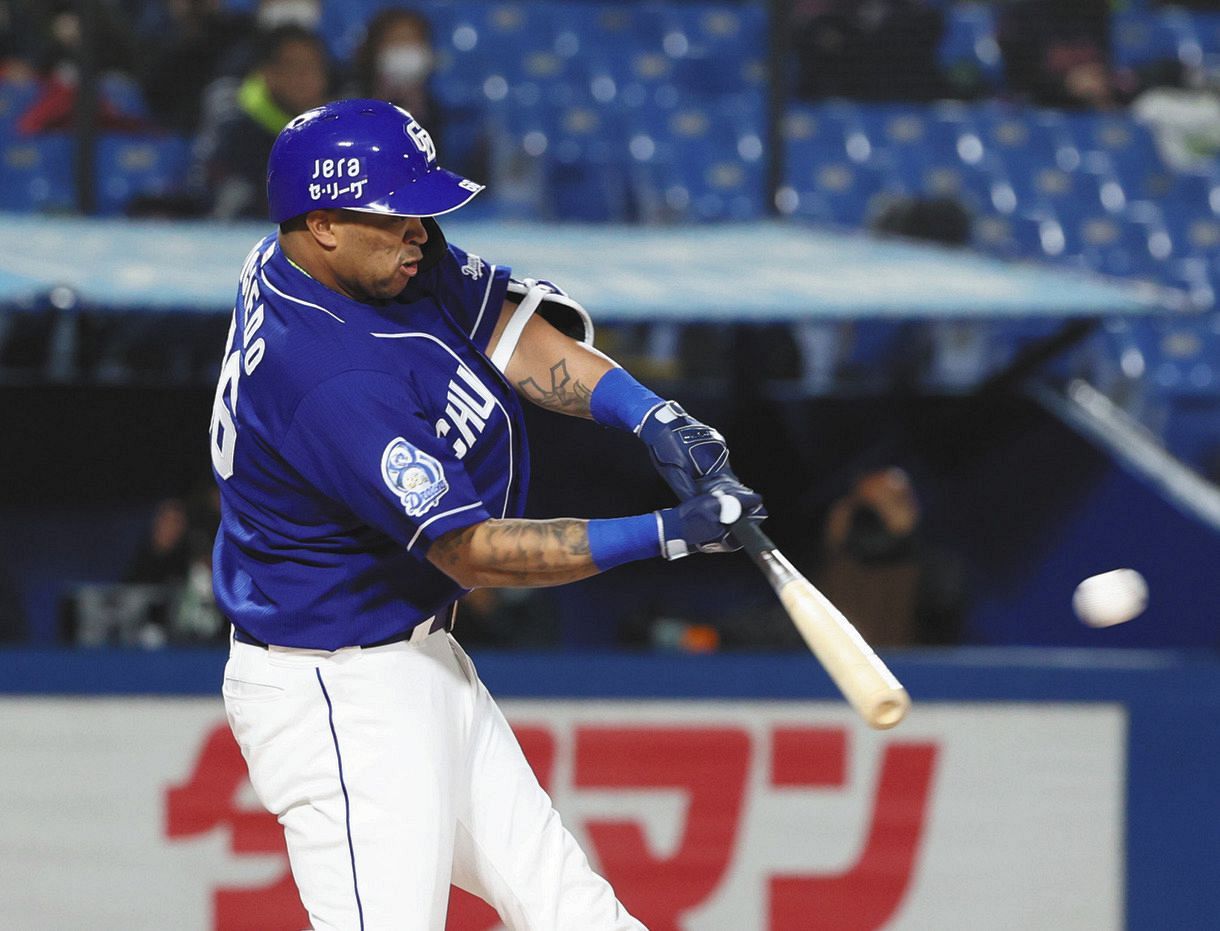 中日】2戦連続打点のビシエド「バットに当たれば何とかなると