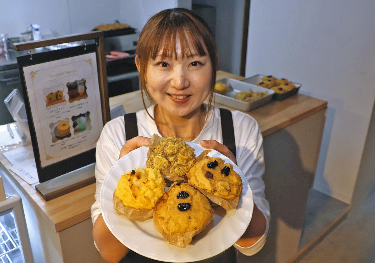 おからを無駄なく、地元食材とマフィンに 大量廃棄解決へ 垂井の岩田