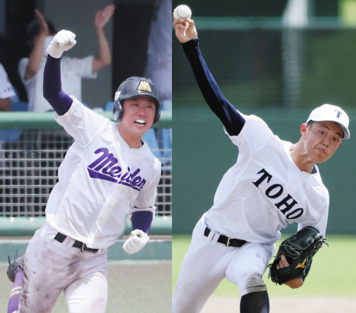 きょう東邦－愛工大名電4年ぶり決勝対決 注目は三浦・宮国の2枚看板vs