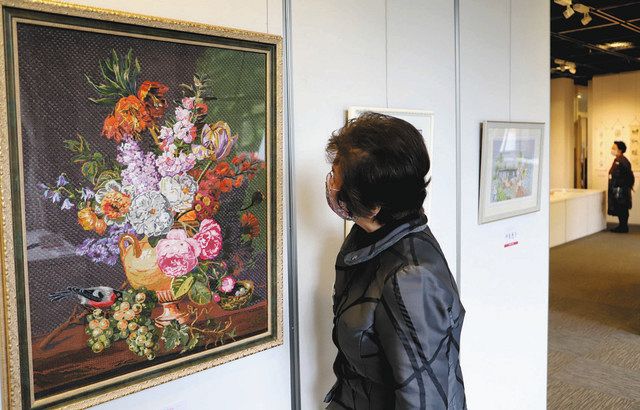戸塚刺繍 展示会で購入の額