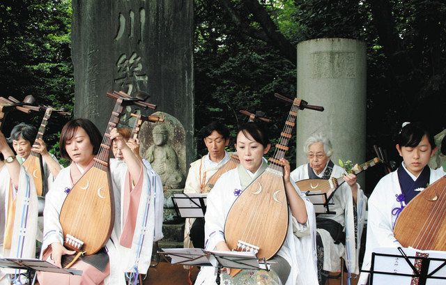 名古屋発祥の筑前琵琶八洲流、１００周年で記念法要と献奏会：中日新聞Web