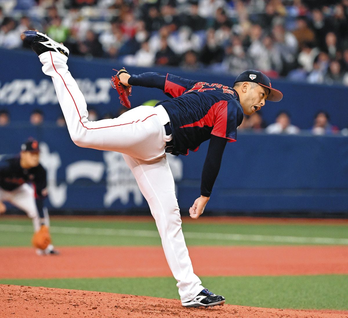 侍ジャパンの中日・松山晋也、堂々剛球156キロ「良い緊張感の中で