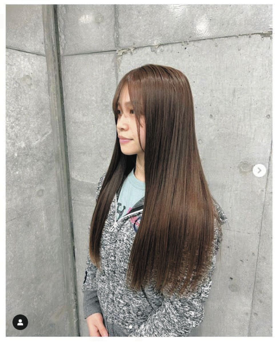 ◇杉原愛子「実はこんなに長かった」ロングヘアー姿【写真】：中
