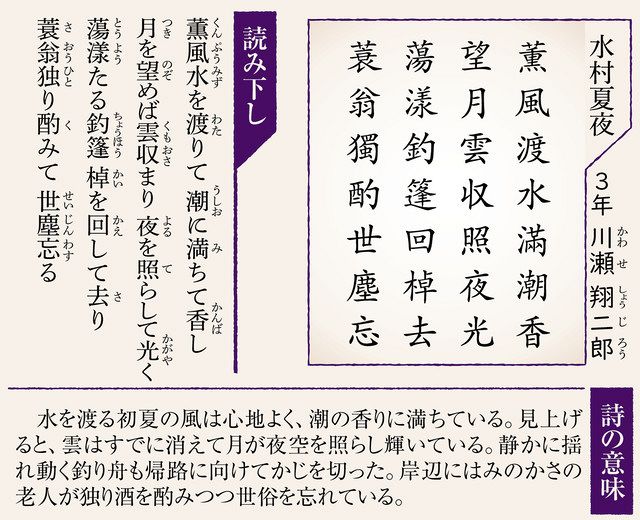 埼玉ノ高校生、漢詩ニ沼ル！ 全国大会入賞「漢語は新鮮」 日本人の創作の伝統に新しい風：中日新聞Web