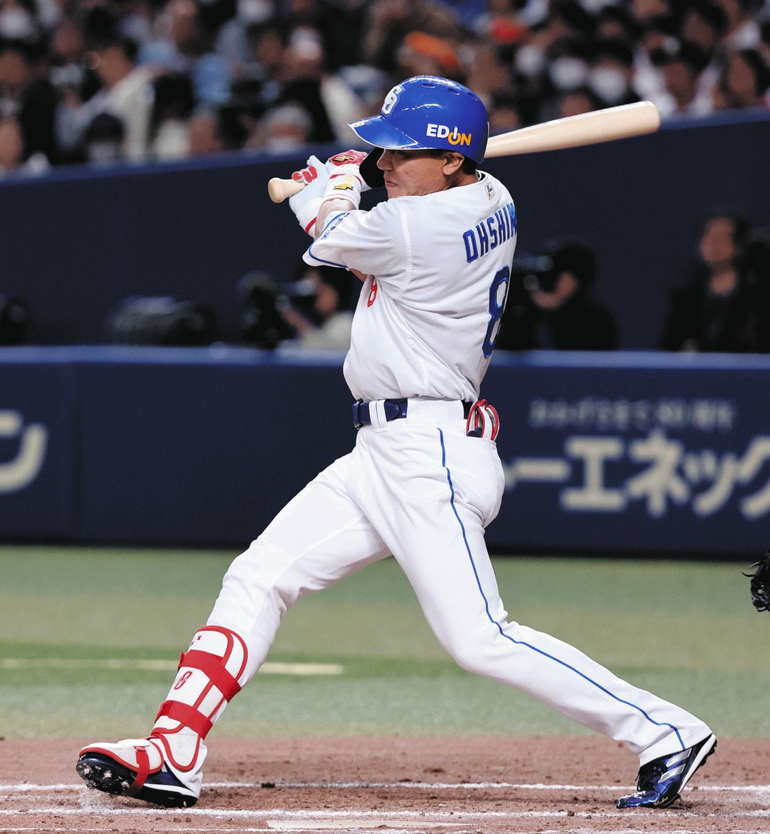 中日、田中幹也の右前タイムリーでついに同点！7回に打線が奮起し2点差