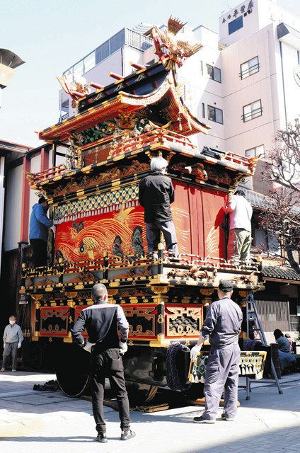 飛騨の春祭り準備進む 高山、古川：中日新聞Web