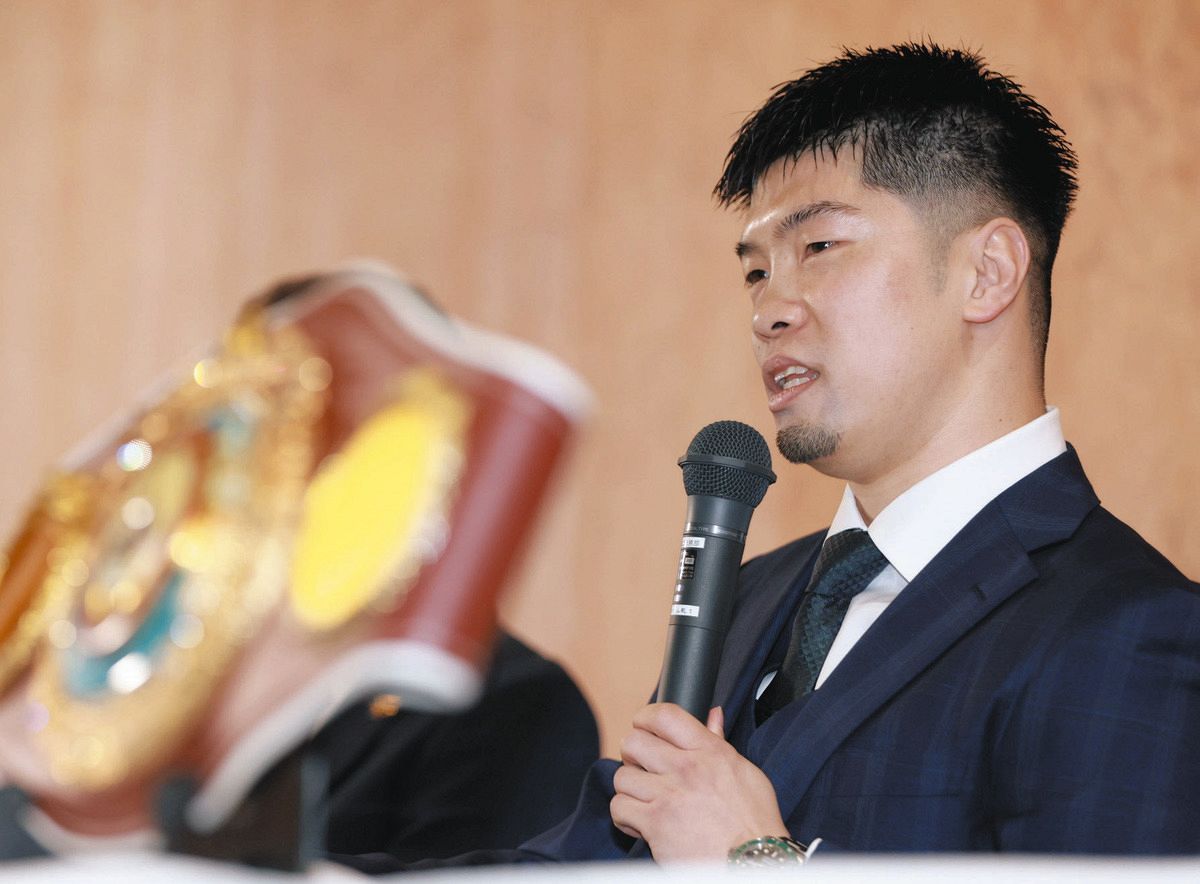 引退表明の田中恒成「井岡選手は負けた時から一番好きなボクサー