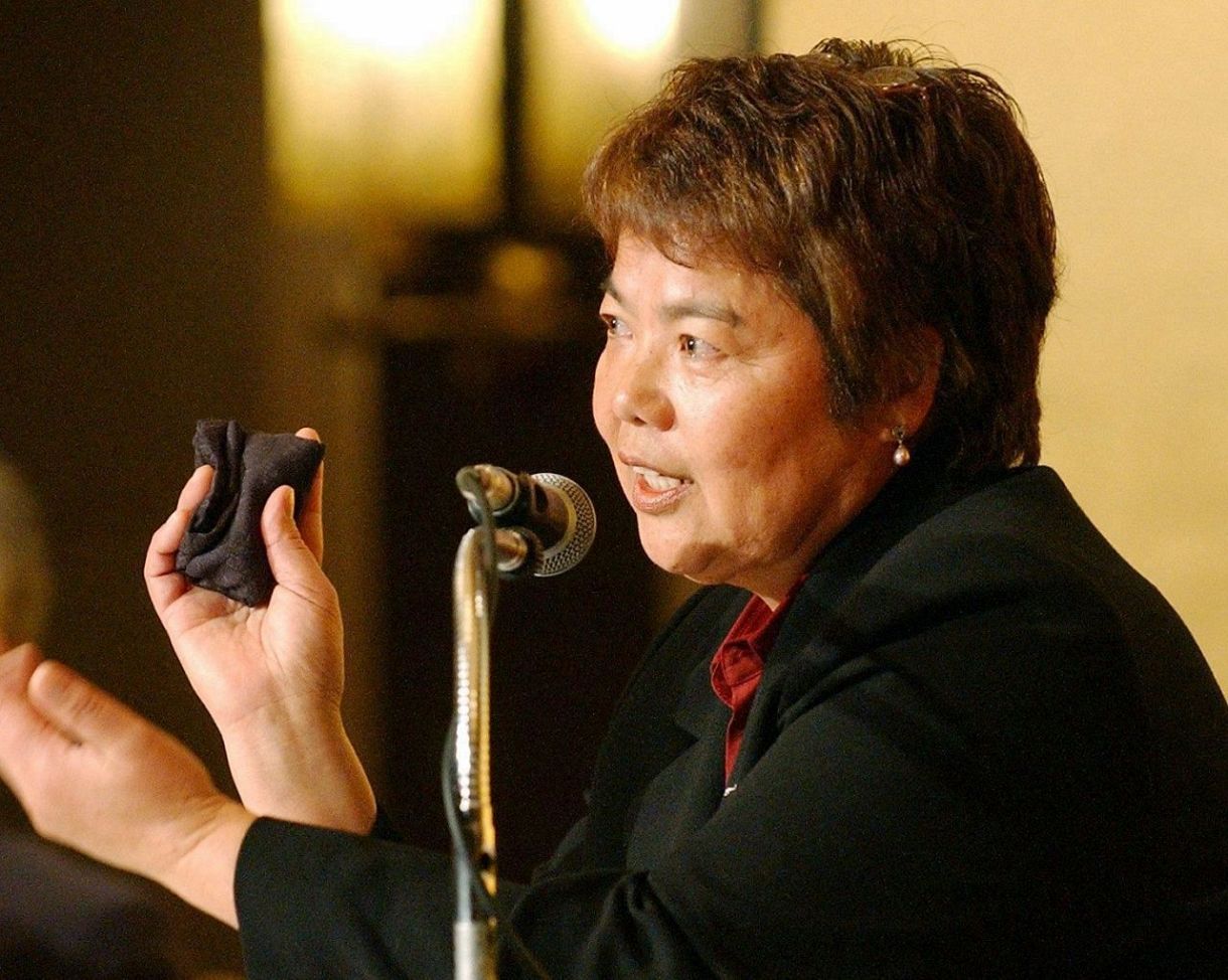 岡本綾子さん、限りの分からない世界を進んできた女王なんだろう