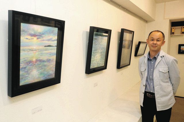 油彩画に広がる瀬戸内海の風景 名古屋で田中さんが個展:中日新聞Web 油彩画に広がる瀬戸内海の風景 名古屋で田中さんが個展:中日新聞Web