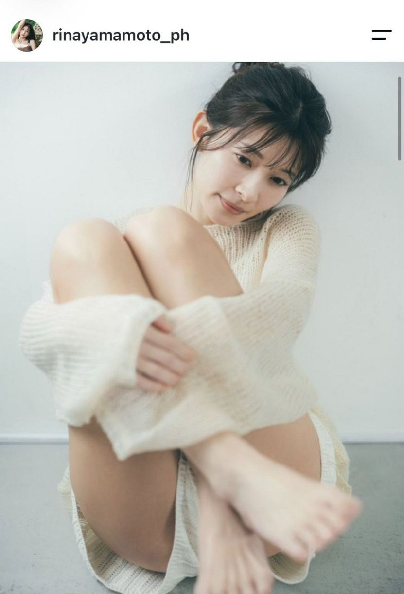 山本里菜1stフォトブックの公式インスタグラムより