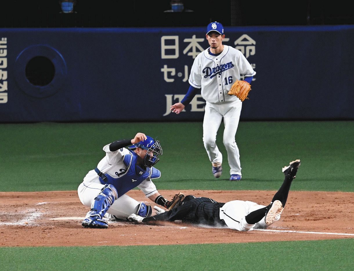 中日 コリジョンで消えた今季初4連勝 与田監督 ジャッジメントなので 解釈の違いはありますけど 中日スポーツ 東京中日スポーツ