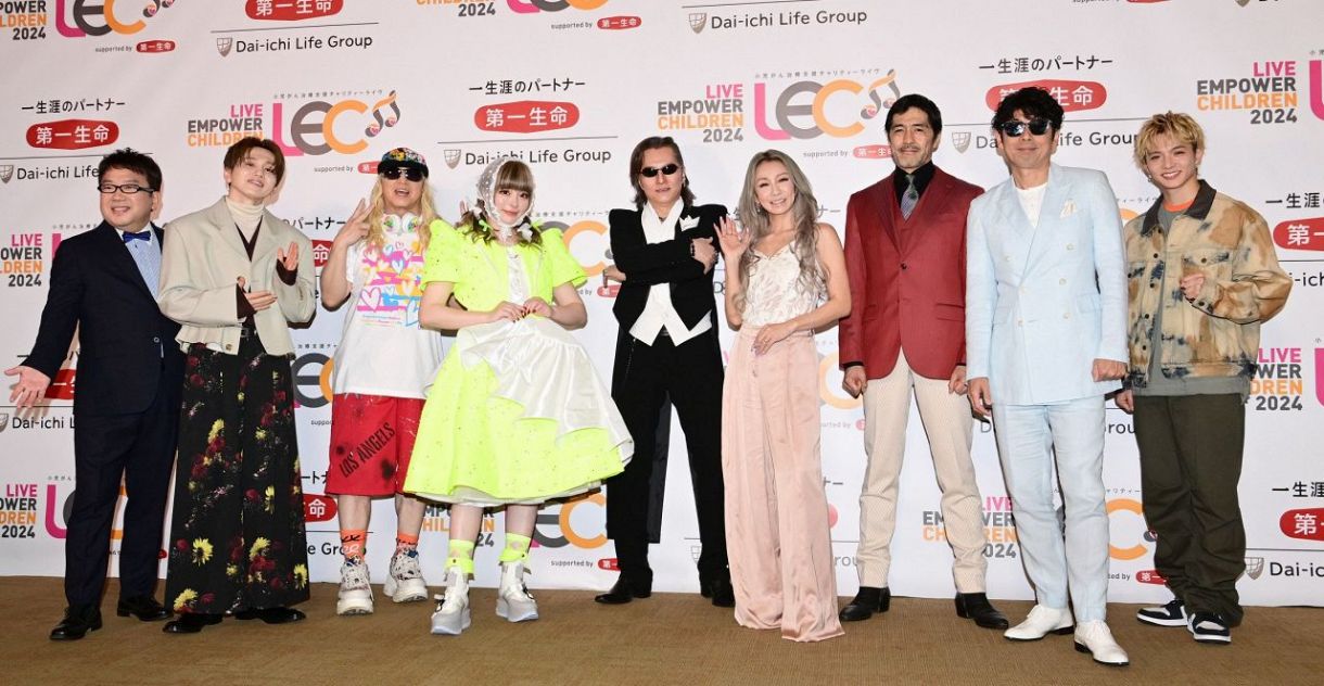 米米CLUB」石井竜也、「Da－iCE」花村想太、倖田來未ら14組が歌で小児