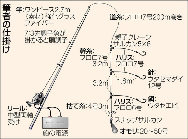 ウタセマダイ本格化 愛知・伊良湖沖：中日スポーツ・東京中日スポーツ