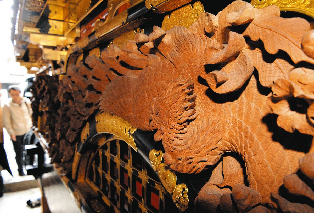 古川祭の屋台「龍笛台」彫刻作者に新説 石川出身・村上九郎作「鐵堂