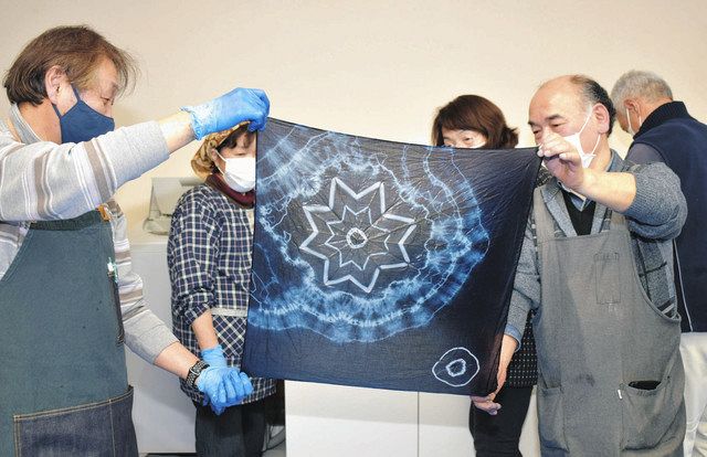 藍染め 洗濯ばさみで模様 穴水で体験会：北陸中日新聞Web