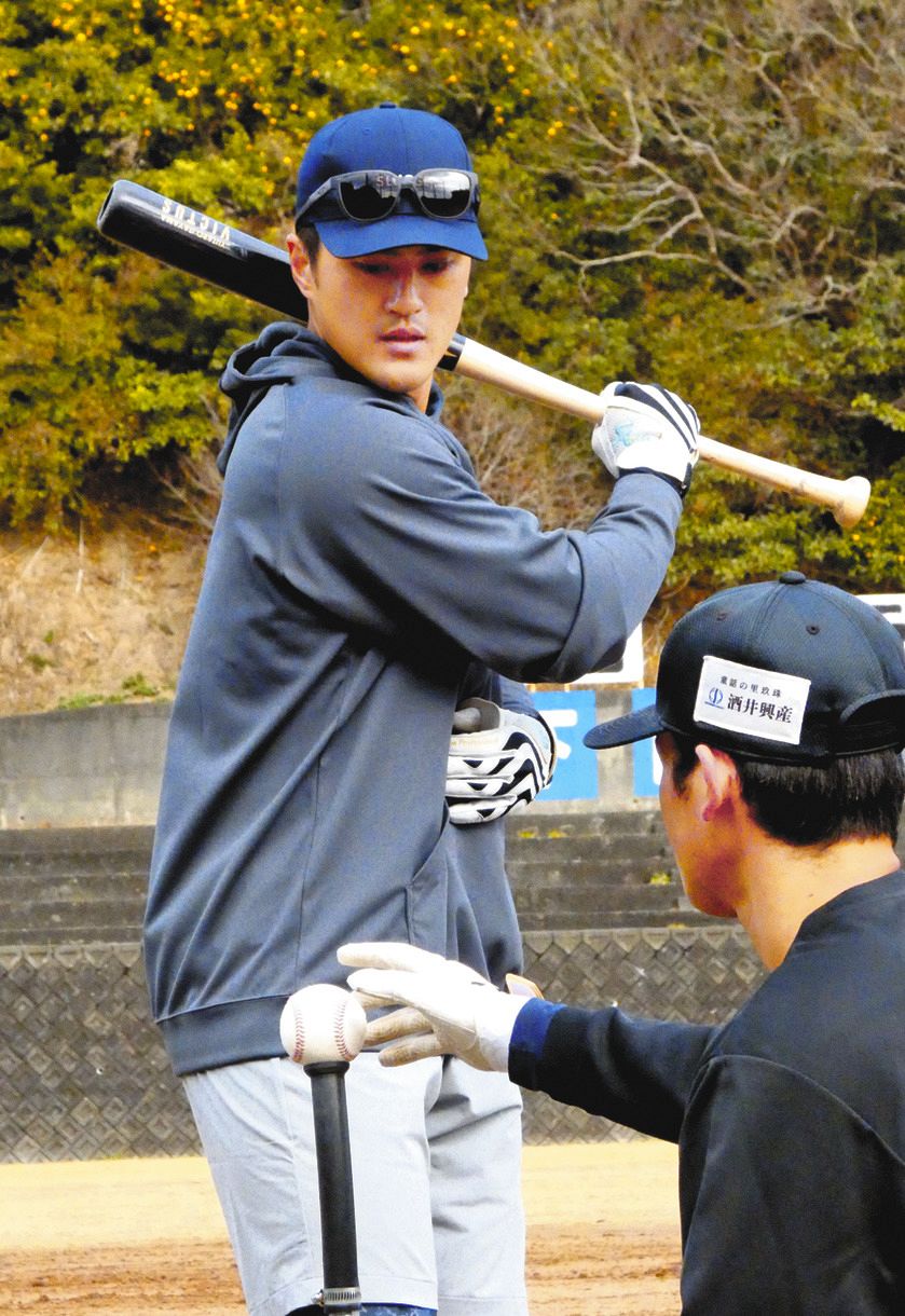 中日ドラゴンズ #63 板山祐太郎 選手 実使用NPBバット 中日・板山祐太郎、一新したバット「スイングスピードも打球速度も