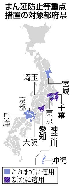 愛知県 まん延防止追加決定 ２０日から５月１１日 計１０都府県に 中日新聞web