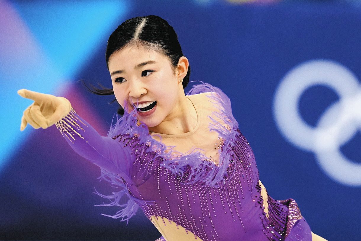 千葉百音、最終滑走で首位の中井亜美、2位の坂本花織に続いた…“メダル