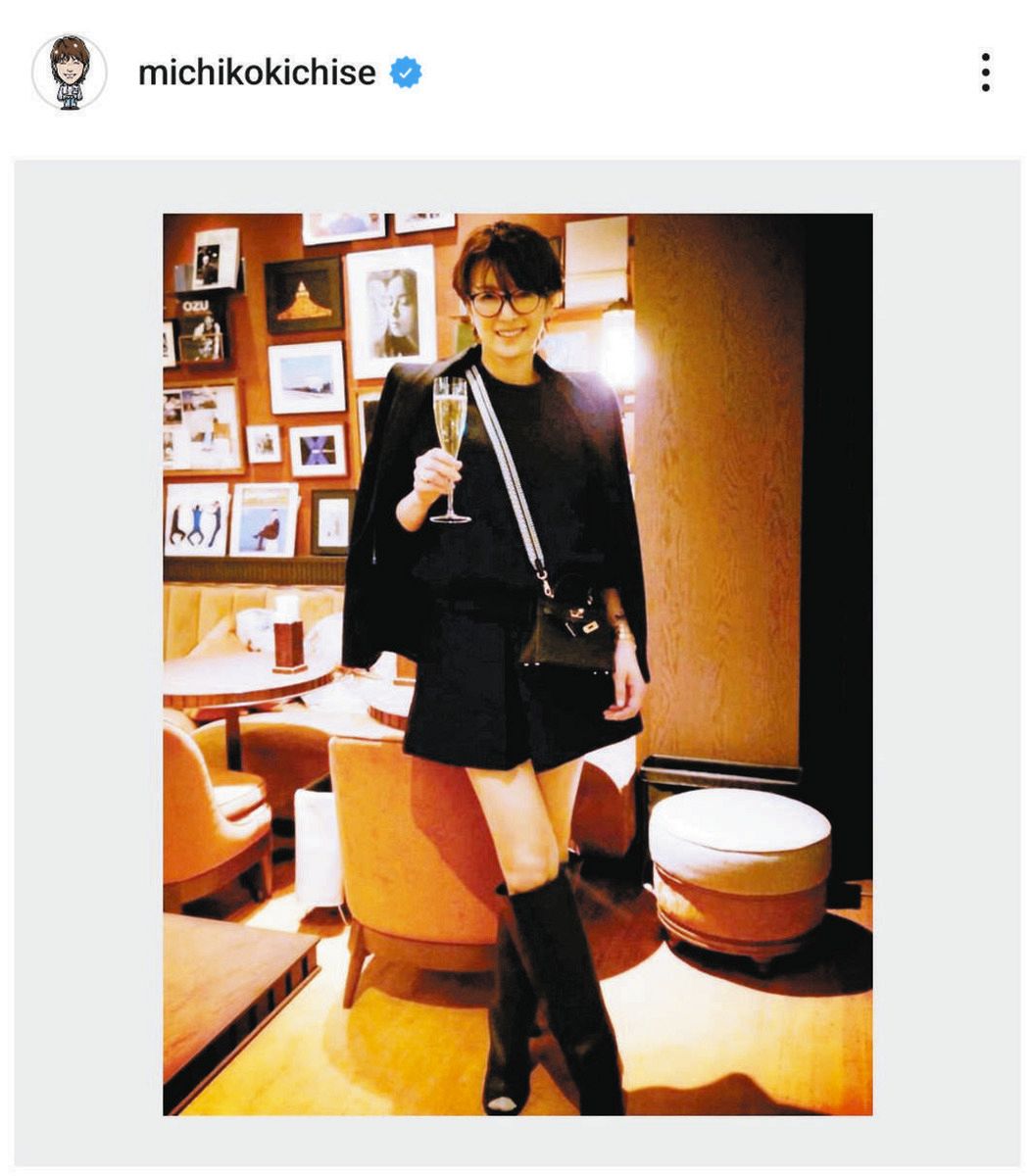 吉瀬美智子のインスタグラムから