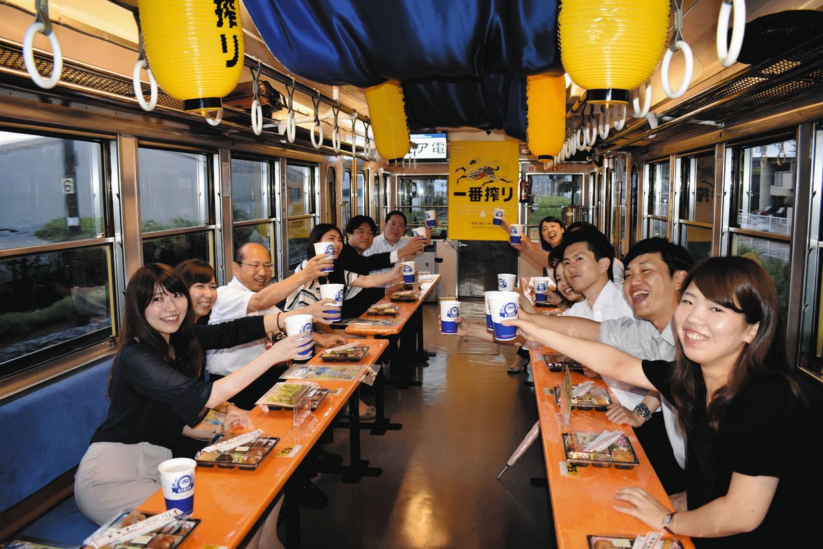 ビア 電 近江 鉄道