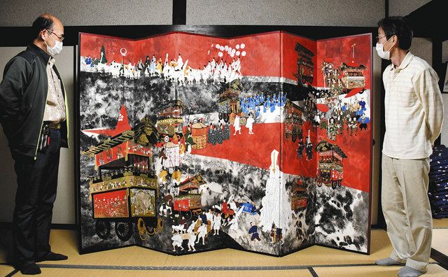 祭り彩る屏風や面 伊賀で上野天神祭：中日新聞Web