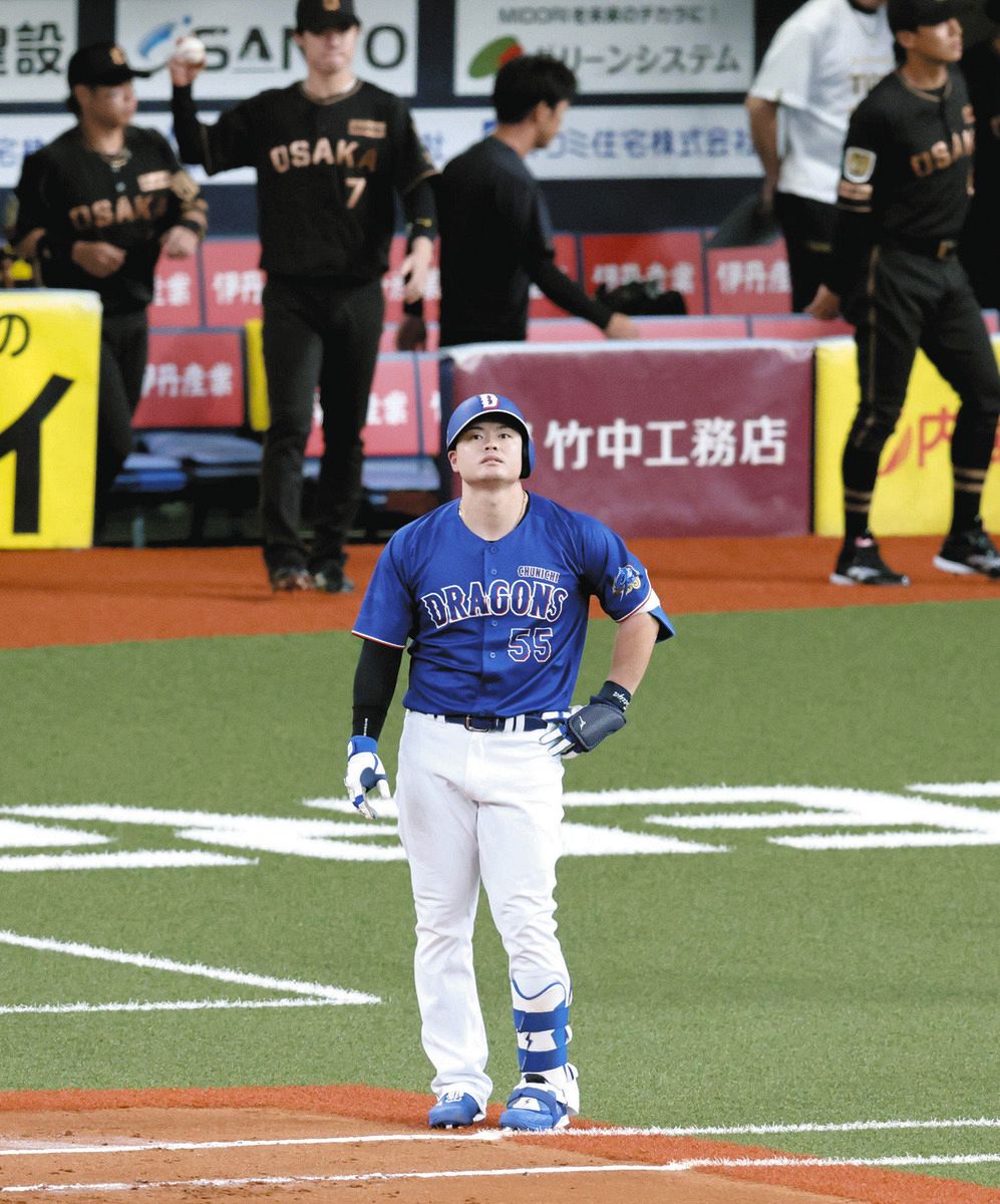 中日、5連勝でストップ 阪神を大きく上回る10安打も今季10度目の零封