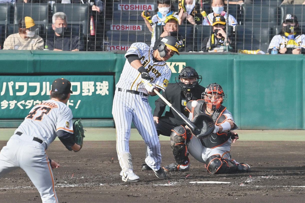 佐藤輝明 2021年 ルーキー 甲子園初ホームラン記念 直筆サイン 写真