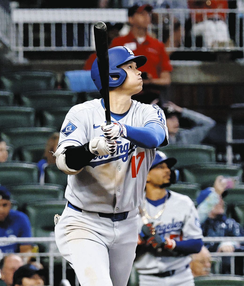 ◇大谷翔平8号、3安打で佐々木朗希のメジャー初勝利を援護【5.4