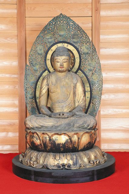 見どころ紹介＜5＞ 仏師・定朝の様式 阿弥陀如来坐像：中日新聞