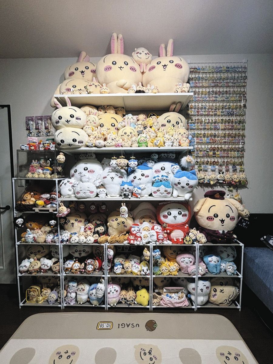 ◇「ニッポンの社長」のケツ『ちいかわルーム』【写真】：中日スポーツ