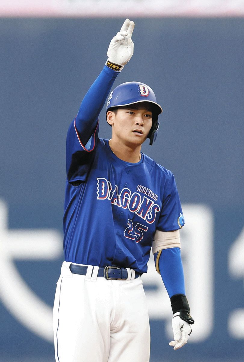 中日・石川昂弥、攻守に大車輪！2回「積極的に」一挙4点先制劇の