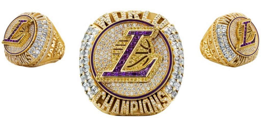 写真】レーカーズ2020年優勝リング：中日スポーツ・東京中日スポーツ