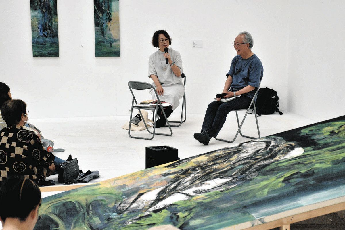 見るたび違う印象 秋野美術館・内田あぐり展：中日新聞しずおかWeb