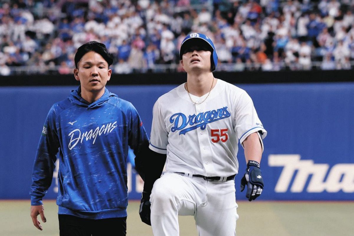 中日ドラゴンズ・細川成也の復帰「めどは立たない。1カ月半か