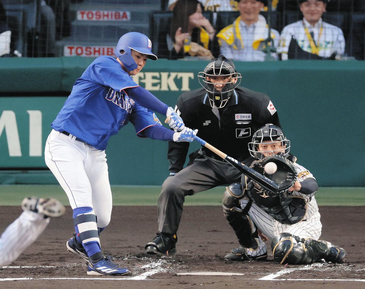 日に日に存在感が増す中日・高橋周平 阪神・村上から先制打 さらにもう