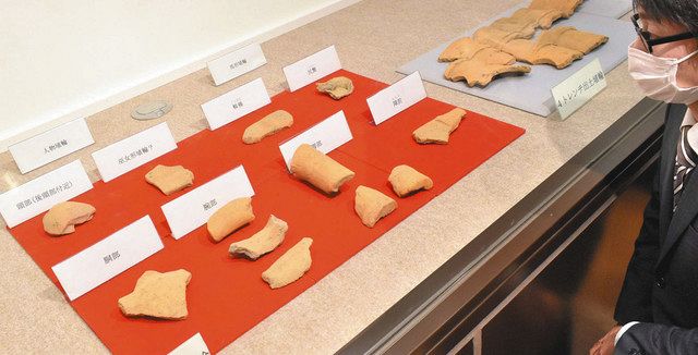 西塚古墳」の発掘進む 北陸最古級 人物、馬形埴輪片が出土 ：日刊県民