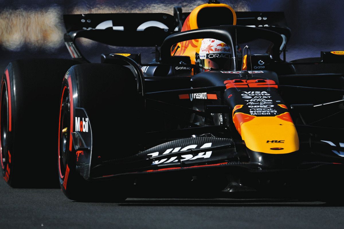 予選１１番手につけた角田裕毅（レッドブル提供）