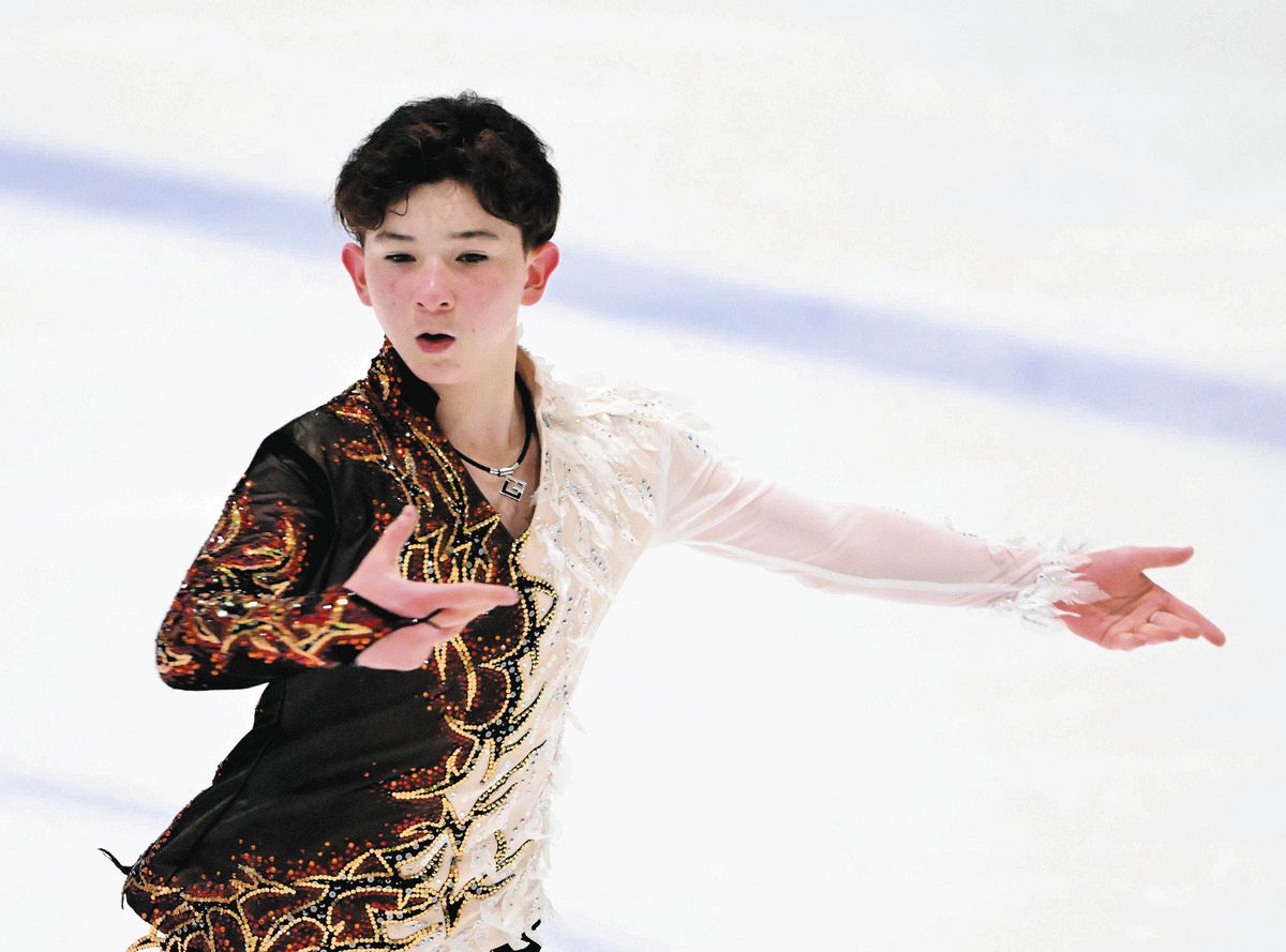 男子は15歳・中田璃士が大逆転で大会初制覇【フィギュア ジュニア・GP