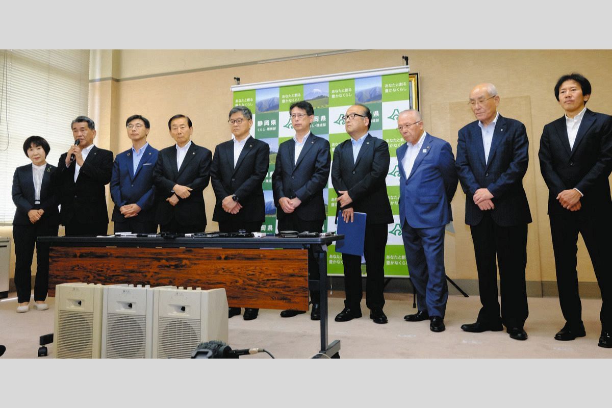 長期にわたり社会的リスク負う」 静岡県内の大井川流域10市町がJR東海