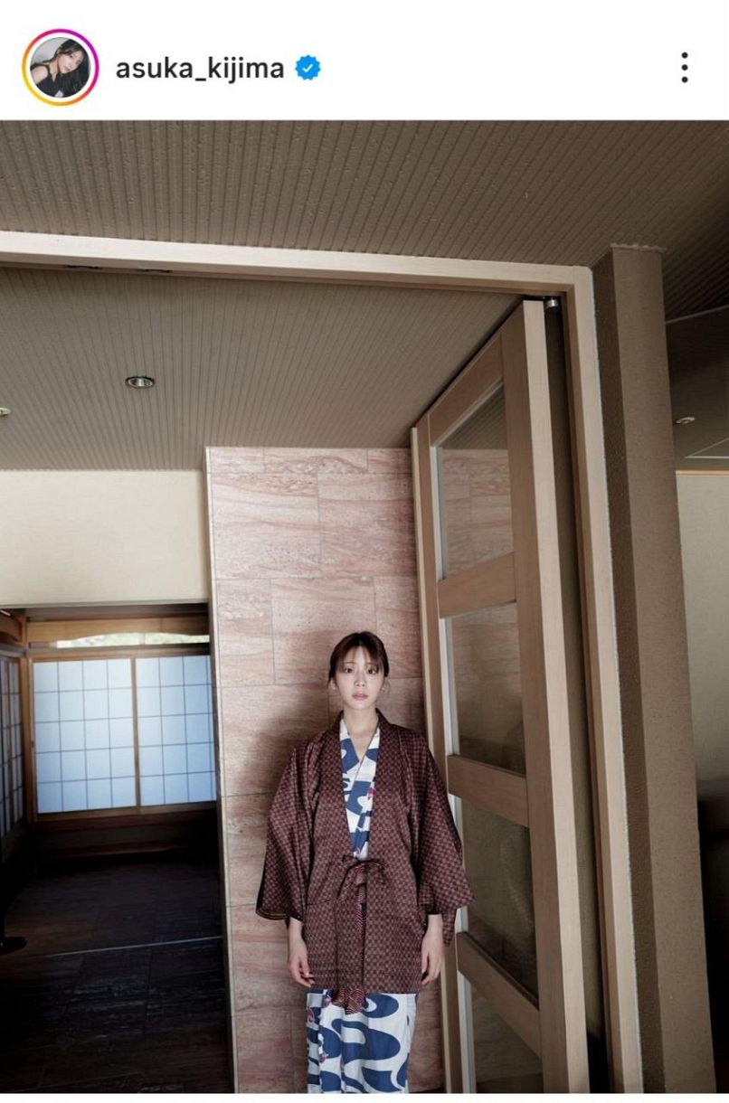 ◇貴島明日香、写真集みたいなプライベート浴衣【実際の投稿】：中日