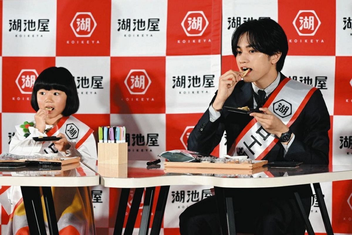 中島健人さんが選んだ味は…永尾柚乃さんとマイポテチ作り体験 湖池屋