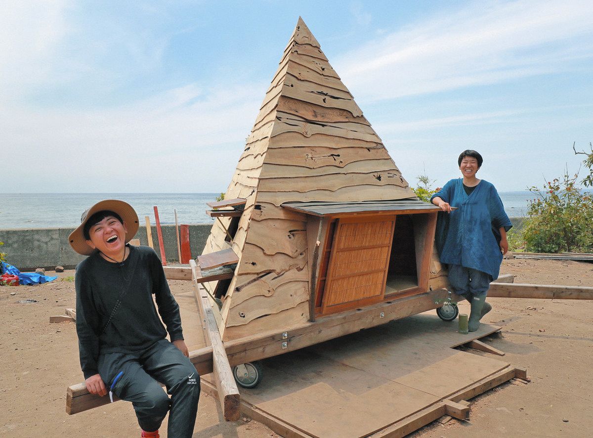 石川】廃材再生 交流拠点へ 珠洲 移住者と現代美術家が企画：北陸中日 